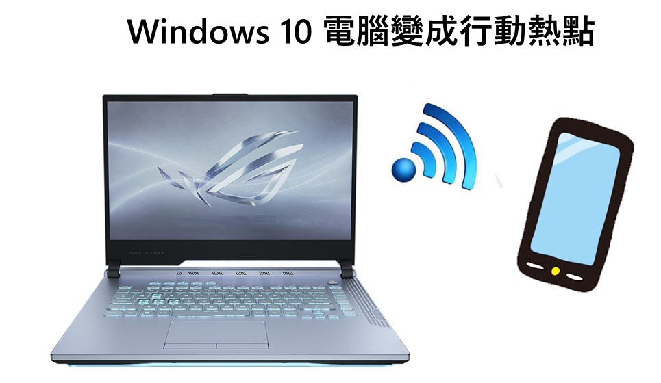如何利用Windows 10電腦當熱點分享給手機上網使用? - 電腦王阿達