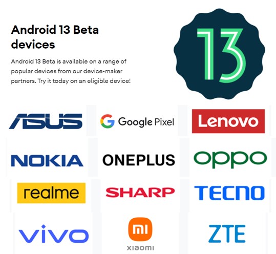 Google Android 13 Beta2可下載體驗手機清單 - 電腦王阿達