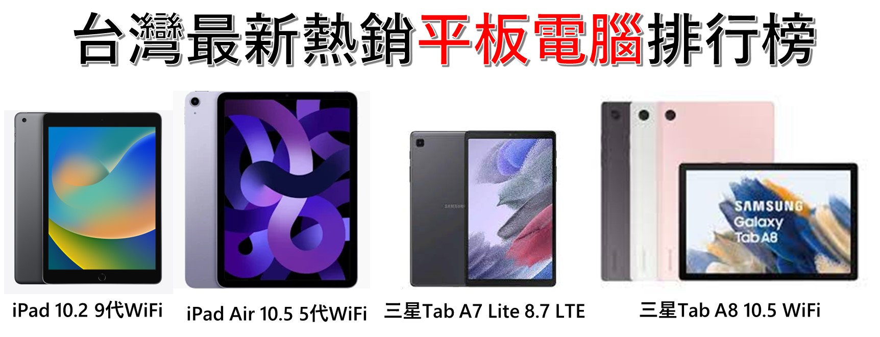 台灣2023最新熱銷平板機型排行榜 - 電腦王阿達