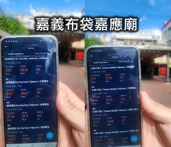 災難漫遊網速差距多少? 丹娜絲颱風重災區災難漫遊網速實測 - 電腦王阿達
