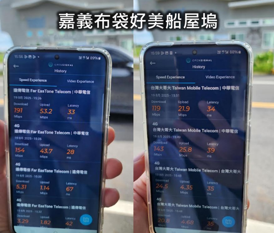 災難漫遊網速差距多少? 丹娜絲颱風重災區災難漫遊網速實測 - 電腦王阿達