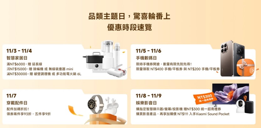 台灣三星與小米雙11購物節優惠懶人包 - 電腦王阿達 台灣三星與小米雙11購物節優惠懶人包 - 電腦王阿達