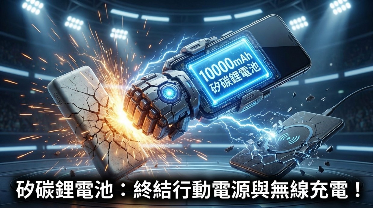 高容量矽碳電池手機可以消滅行動電源及無線充電功能? - 電腦王阿達 高容量矽碳電池手機可以消滅行動電源及無線充電功能? - 電腦王阿達