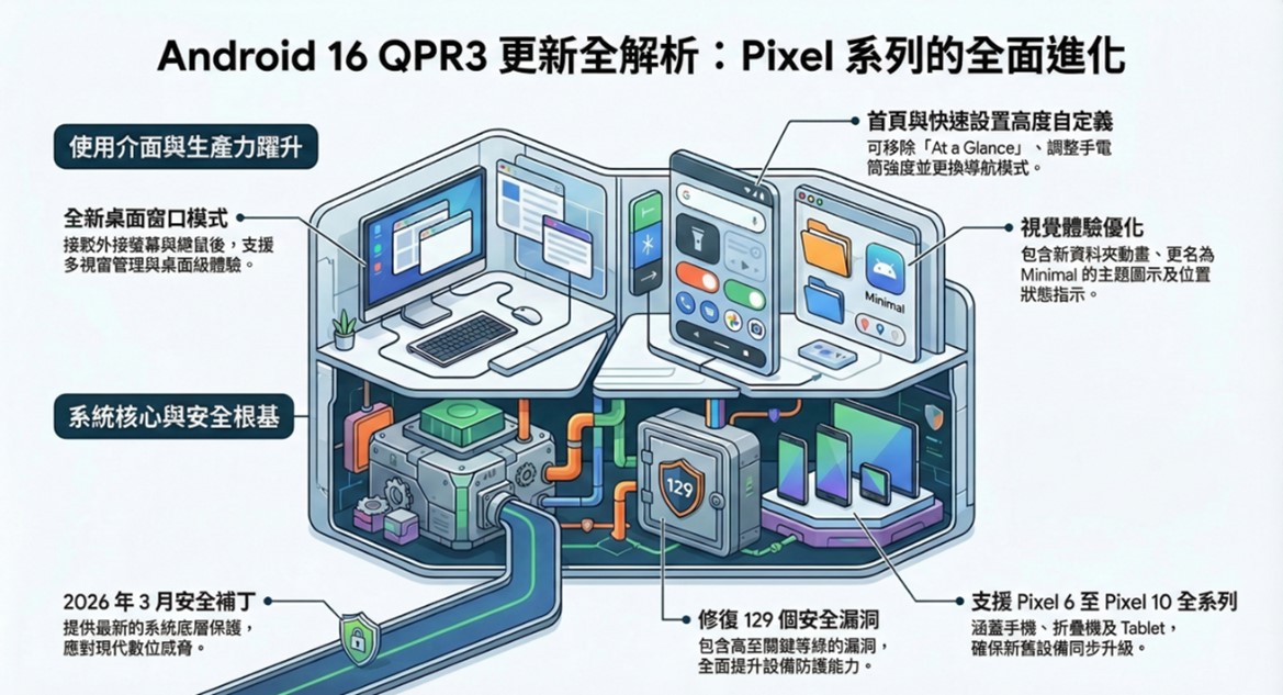 Android手機變身電腦時代來臨 ,Google三月正式釋出Android 16 QPR3! - 電腦王阿達 Android手機變身電腦時代來臨 ,Google三月正式釋出Android 16 QPR3! - 電腦王阿達