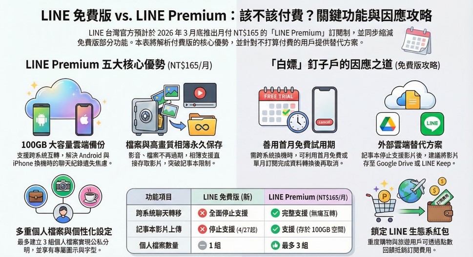LINE免費版與LINE Premium付費版差異懶人包 - 電腦王阿達 LINE免費版與LINE Premium付費版差異懶人包 - 電腦王阿達