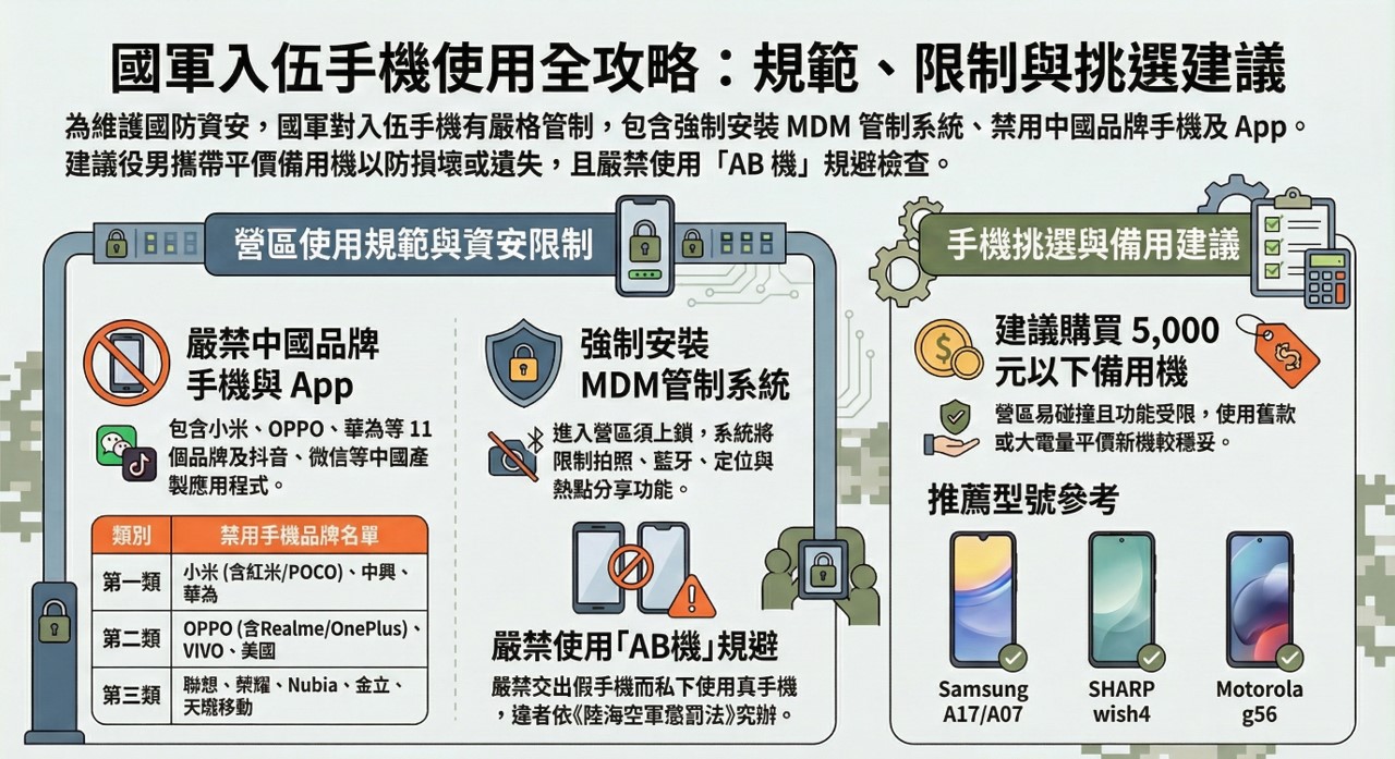 入伍當兵可以帶什麼手機呢? 當兵入營攜帶手機2026年最新規範 - 電腦王阿達 入伍當兵可以帶什麼手機呢? 當兵入營攜帶手機2026年最新規範 - 電腦王阿達