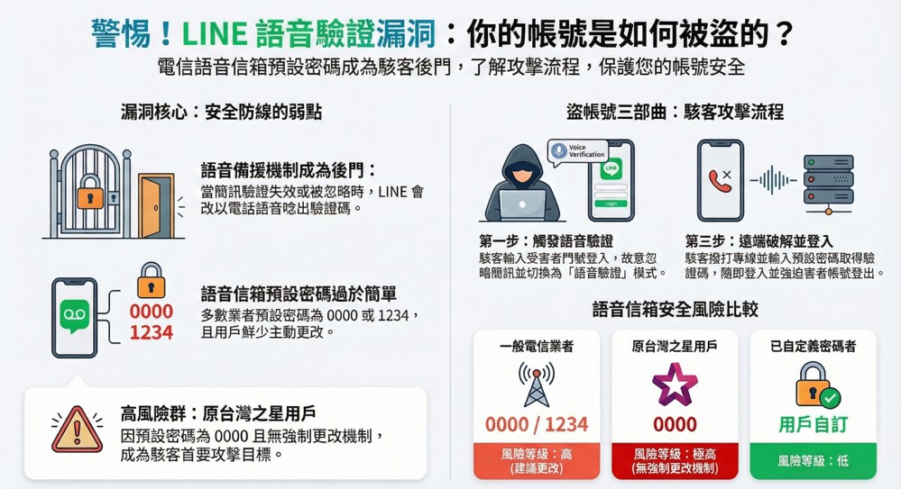 LINE爆出語音驗證漏洞導致大量帳號被登出，該關閉語音信箱功能? - 電腦王阿達
