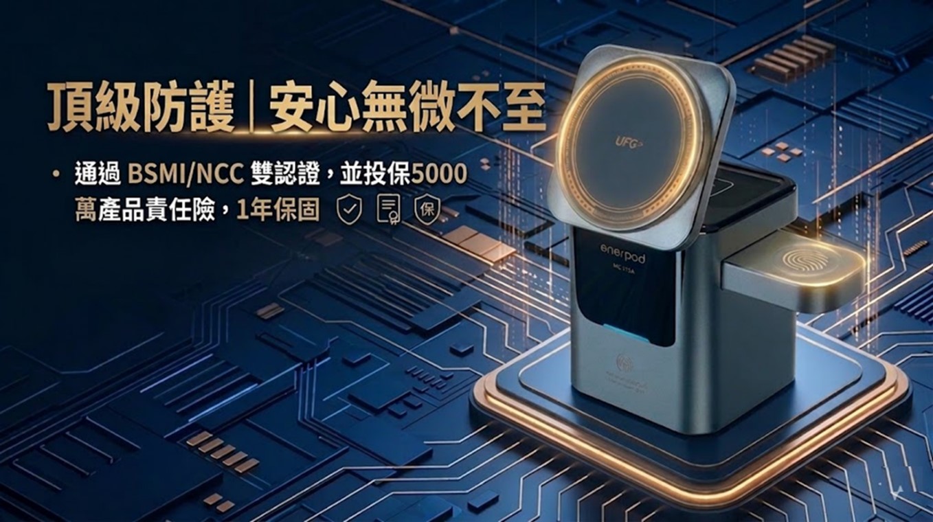 enerpad UFO三合一磁吸桌上型充電器,震撼上市! - 電腦王阿達 enerpad UFO三合一磁吸桌上型充電器,震撼上市! - 電腦王阿達