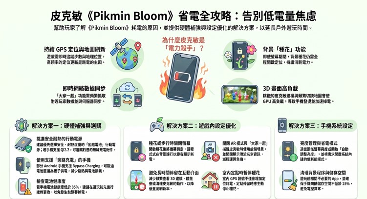 如何避免皮克敏手遊《Pikmin Bloom》耗電過度攻略? - 電腦王阿達 如何避免皮克敏手遊《Pikmin Bloom》耗電過度攻略? - 電腦王阿達
