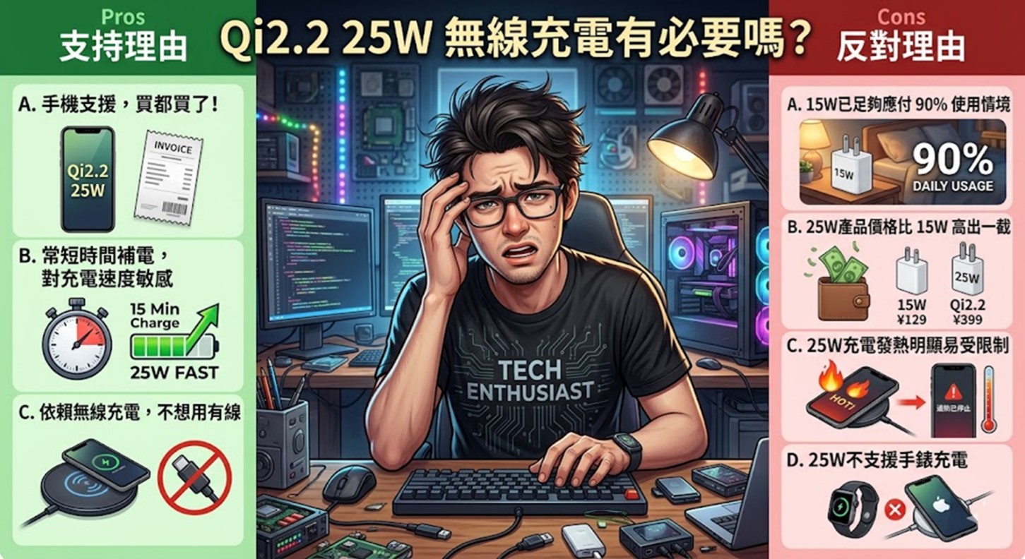 Qi2.2 25W 無線充電利弊解析. 2026年支援Qi2.2 25W手機清單! - 電腦王阿達 Qi2.2 25W 無線充電利弊解析. 2026年支援Qi2.2 25W手機清單! - 電腦王阿達