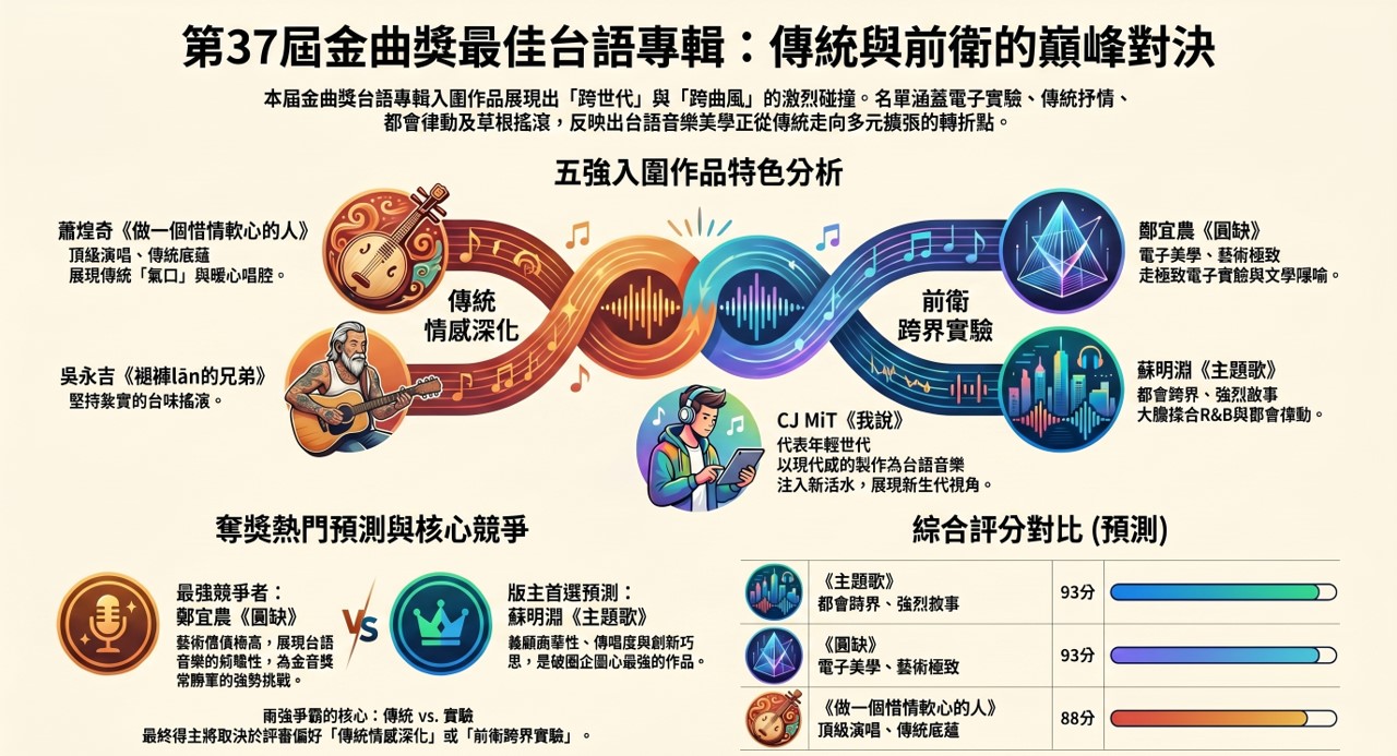 第37屆金曲獎最佳台語專輯得獎預測 - 電腦王阿達 第37屆金曲獎最佳台語專輯得獎預測 - 電腦王阿達