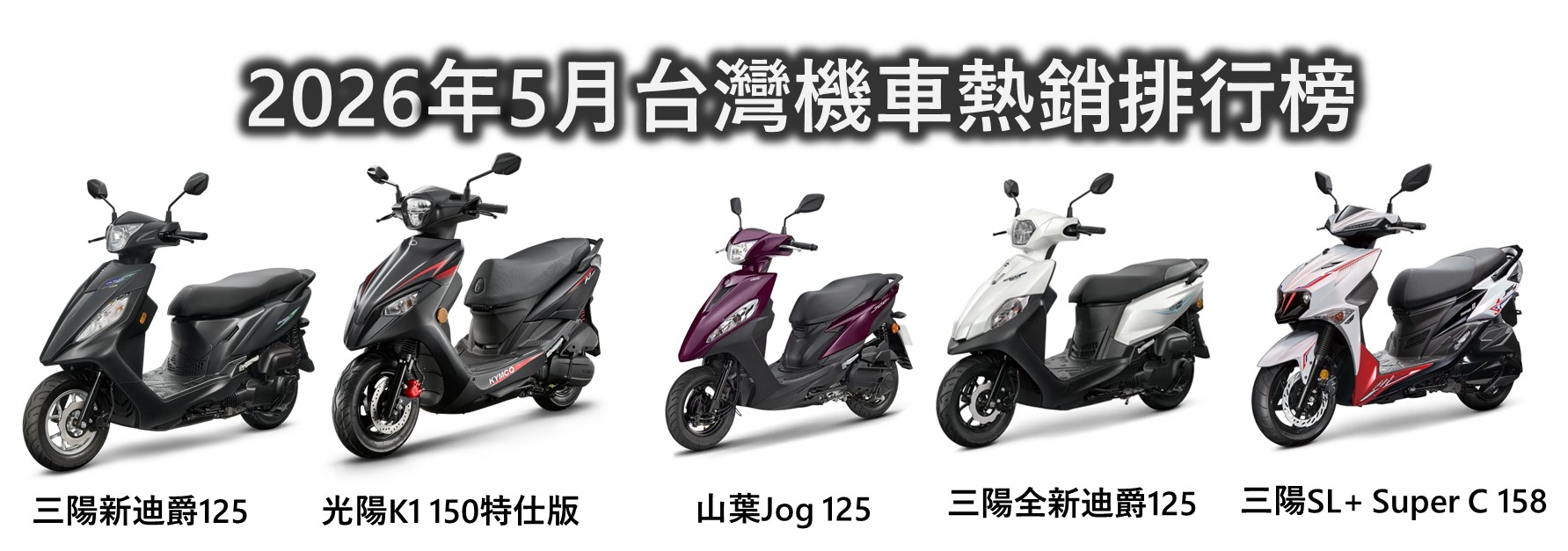2026年5月台灣機車機車掛牌熱銷排行榜 - 電腦王阿達 2026年5月台灣機車機車掛牌熱銷排行榜 - 電腦王阿達