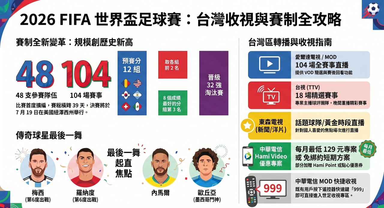 2026年FIFA世界盃足球賽線上看懶人包 - 電腦王阿達 2026年FIFA世界盃足球賽線上看懶人包 - 電腦王阿達
