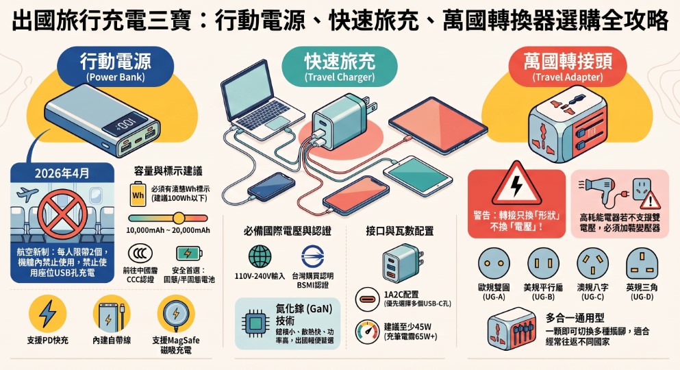 出國旅行必備充電三寶選購懶人包 - 電腦王阿達 出國旅行必備充電三寶選購懶人包 - 電腦王阿達