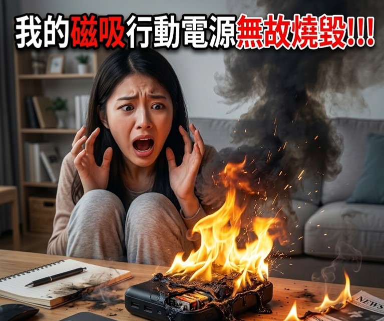 為何磁吸式行動電源無故燒毀!? 磁吸行動電源安全使用須知 - 電腦王阿達