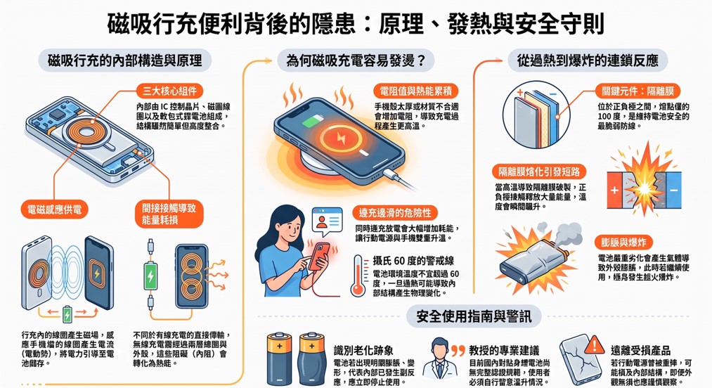 為何磁吸式行動電源無故燒毀!? 磁吸行動電源安全使用須知 - 電腦王阿達 為何磁吸式行動電源無故燒毀!? 磁吸行動電源安全使用須知 - 電腦王阿達