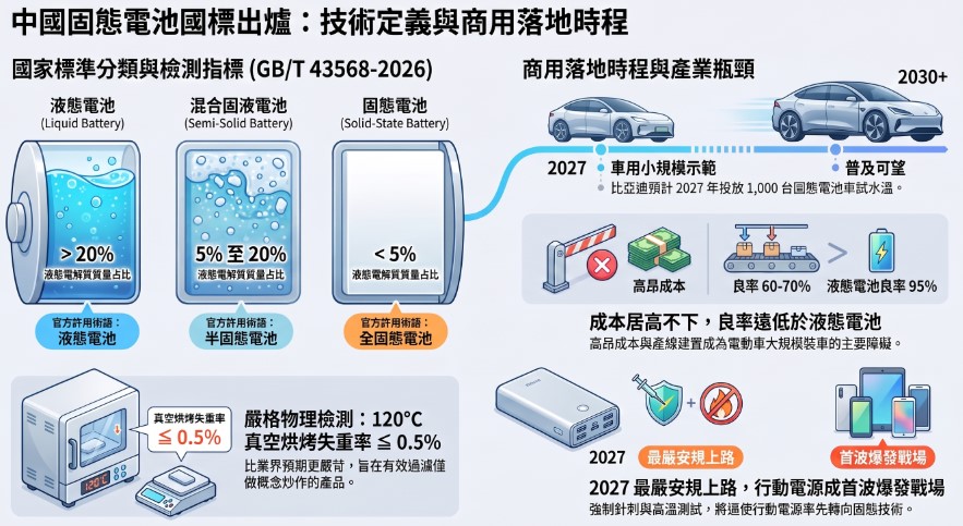 中國固態電池國家標準出爐,固態電池將取代液態電池嗎? - 電腦王阿達 中國固態電池國家標準出爐,固態電池將取代液態電池嗎? - 電腦王阿達